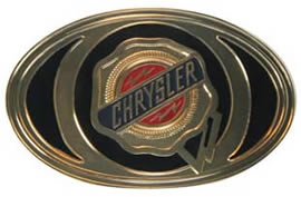 Chrysler gold tone buckle